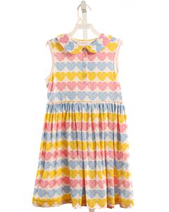RACHEL RILEY  MULTI-COLOR    KNIT DRESS WITH PICOT STITCHING