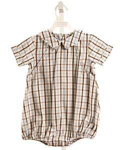 LITTLE ENGLISH  BROWN  PLAID  BUBBLE