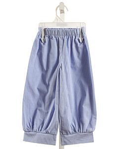 HANNAH KATE  BLUE  WINDOWPANE  PANTS