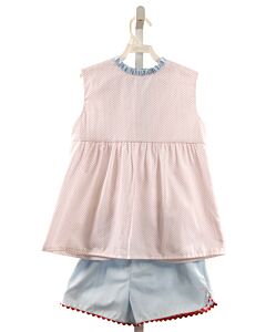 WILLOW  RED  POLKA DOT  2-PIECE OUTFIT WITH RIC RAC
