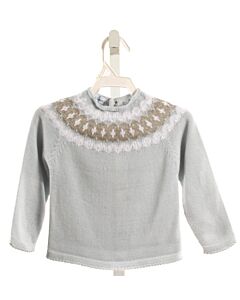MI LUCERO  LT BLUE    SWEATER