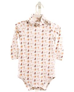JAMES & LOTTIE  BROWN  PRINT  KNIT BUBBLE