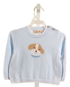 ZUBELS  LT BLUE    SWEATER