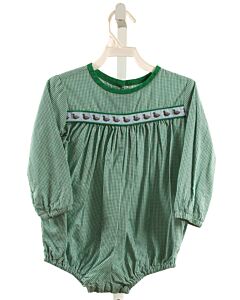 MARY & GRACE  GREEN  GINGHAM  BUBBLE