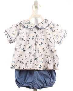 JAMES & LOTTIE  BLUE  PRINT  2-PIECE OUTFIT
