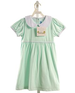 TROTTER ST. MINT KNIT DRESS WITH PICOT STITCHING