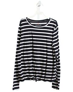 CREWCUTS  BLUE KNIT STRIPED  KNIT LS SHIRT