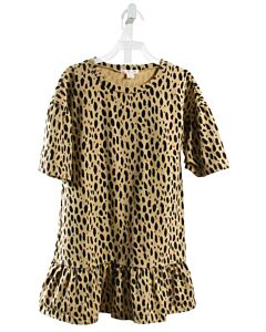 CREWCUTS  BROWN   PRINTED DESIGN DRESS