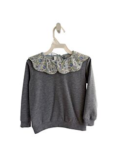 SAL & PIMENTA  BLUE  FLORAL  KNIT LS SHIRT