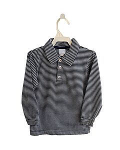BELLA BLISS  BLUE  STRIPED  KNIT LS SHIRT