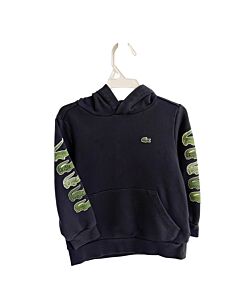 LACOSTE  BLACK  PRINT  PULLOVER