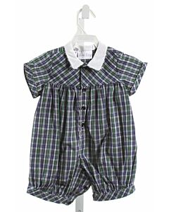 RACHEL RILEY  NAVY  PLAID  LONGALL/ROMPER 