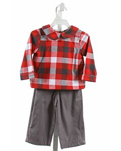 THE OAKS APPAREL   MULTI-COLOR  PLAID  2-PIECE OUTFIT 