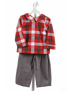 THE OAKS APPAREL   MULTI-COLOR  PLAID  2-PIECE OUTFIT 