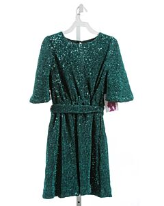 GABBY  GREEN   SEQUINED PARTY DRESS 