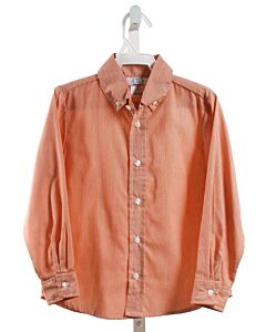 LULU BEBE  ORANGE  STRIPED  CLOTH LS SHIRT