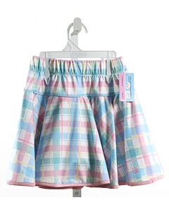 SET BY LULLABY SET  MULTI-COLOR  PLAID  SKORT