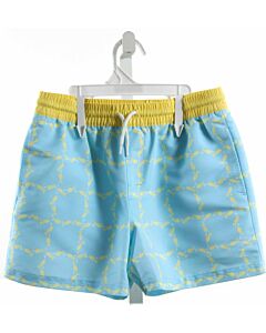 THE BEAUFORT BONNET COMPANY  AQUA    SWIM TRUNKS