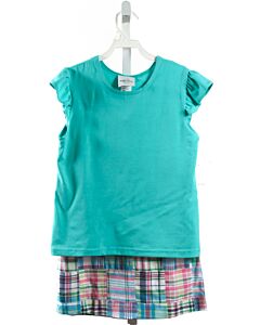 MAGGIE BREEN  GREEN  MADRAS  2-PIECE OUTFIT