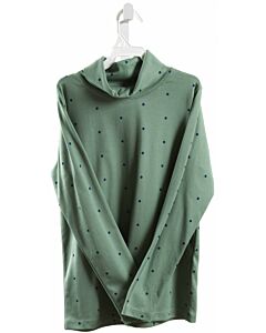 THE BEAUFORT BONNET COMPANY  GREEN  POLKA DOT  KNIT LS SHIRT