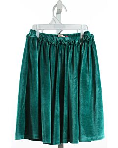 PINK CHICKEN  GREEN VELVET   SKIRT