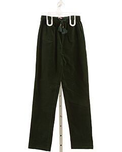 BISBY BY LITTLE ENGLISH  GREEN VELOUR   PANTS