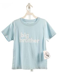 MUSTARD & KETCHUP KIDS  LT BLUE  PRINT  T-SHIRT