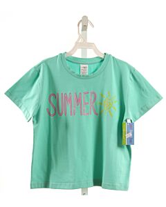 SET BY LULLABY SET  MINT   PRINTED DESIGN T-SHIRT