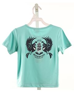 BLUE QUAIL  MINT   PRINTED DESIGN T-SHIRT