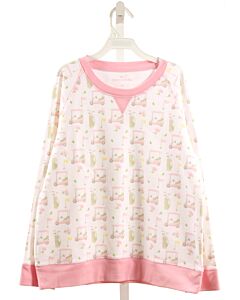 JAMES & LOTTIE  LT PINK  PRINT  PULLOVER