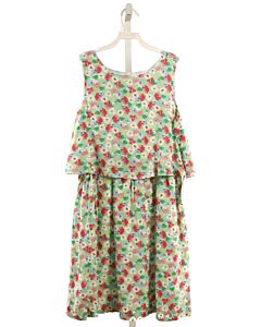 MAGGIE BREEN  GREEN  FLORAL  DRESS