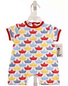 MAGNOLIA BABY  MULTI-COLOR  PRINT  KNIT SHORTALL