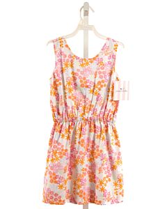 JAMES & LOTTIE  ORANGE  FLORAL  DRESS