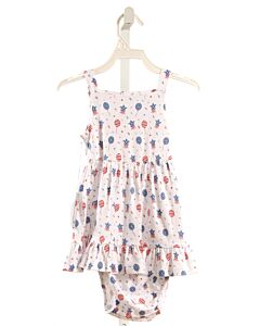 FEATHER BABY  MULTI-COLOR  PRINT  KNIT DRESS