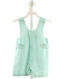 MADDIE & CONNOR CO.  MINT SEERSUCKER GINGHAM  JON JON