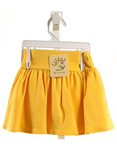 LUIGI  YELLOW  POLKA DOT  SKORT