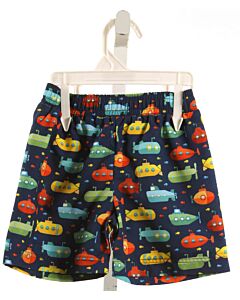 FLORENCE EISEMAN  MULTI-COLOR  PRINT  SWIM TRUNKS