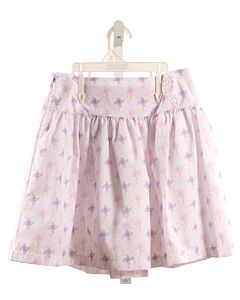 JAMES & LOTTIE  WHITE  POLKA DOT PRINTED DESIGN SKIRT