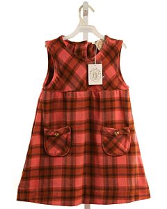 THE BEAUFORT BONNET COMPANY  HOT PINK  PLAID  DRESS