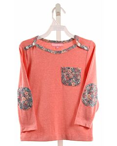 BISBY BY LITTLE ENGLISH  PINK    KNIT LS SHIRT