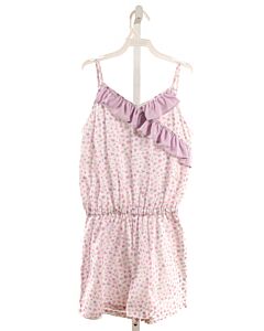 JAMES & LOTTIE  LAVENDER  FLORAL  ROMPER WITH RUFFLE