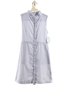 LITTLE ENGLISH  LT BLUE  STRIPED  DRESS WITH RUFFLE