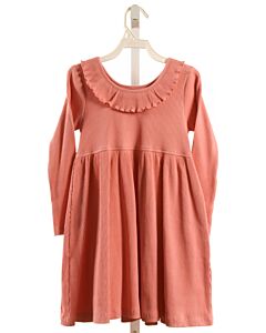 PINK CHICKEN  PINK    KNIT DRESS WITH RUFFLE