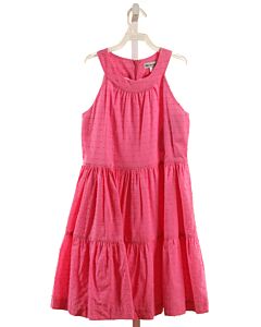 MARIA CASERO  HOT PINK  SWISS DOT  DRESS