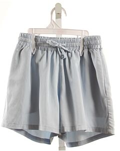 PLEAT.  LT BLUE    SHORTS