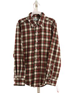 FUNTASIA TOO  RED  PLAID  DRESS SHIRT
