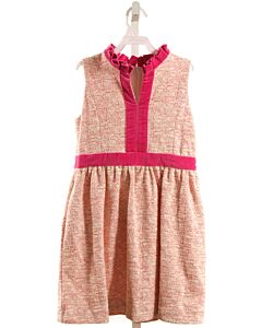 BROWN BOWEN & COMPANY  PINK    PARTY DRESS WITH RUFFLE