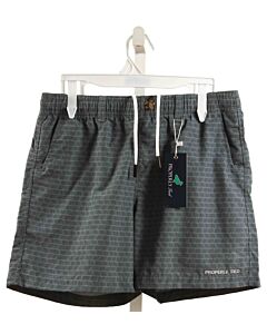 PROPERLY TIED  BLUE    SHORTS