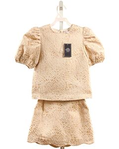 BROWN BOWEN & COMPANY  GOLD    2-PIECE DRESSY OUTFIT