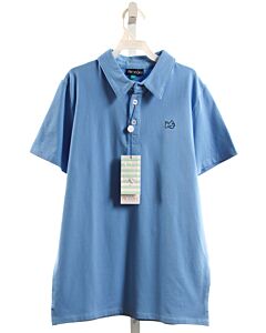 PRODOH  BLUE    KNIT SS SHIRT